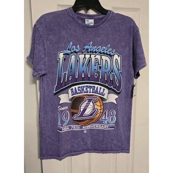 ’47 Other - 47 Brand Vintage Tubular Los Angeles Lakers T-Shirt Mens LargePurple NWT NBA
